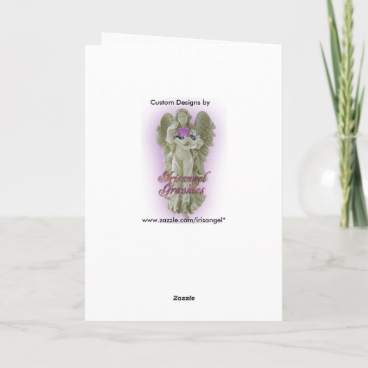 クリスマスエレガンスのフォトカード金ゴールドと赤ビクトリアン色 シーズンカード (裏面)