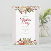 クリスマスエレガンス招待状 招待状 (スタンド正面)