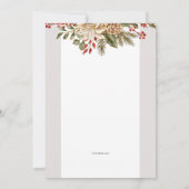 クリスマスエレガンス招待状 招待状 (裏面)