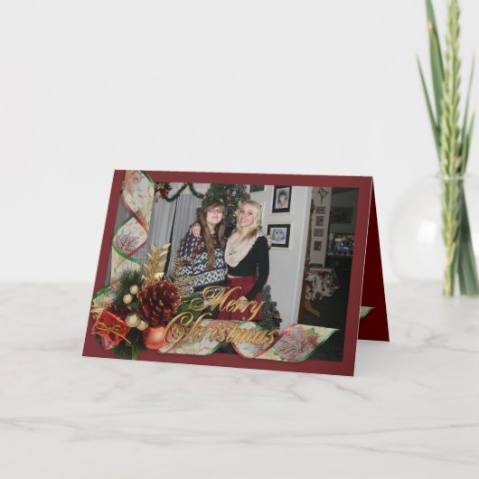 クリスマスエレガンス2フォトカード シーズンカード (正面)