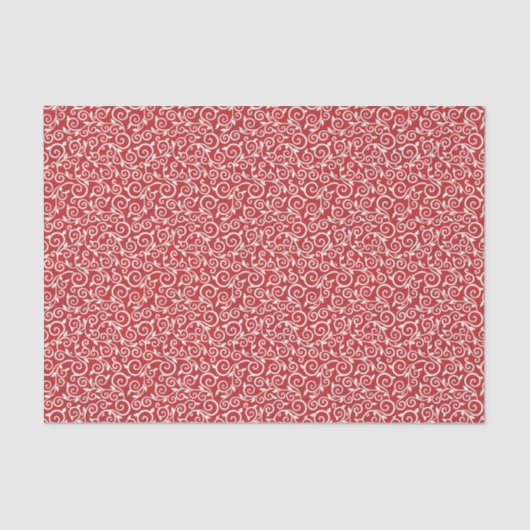 クリスマスエレガントのデカ赤と白ップページ 薄葉紙 (正面)