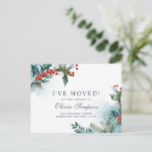 クリスマスエレガントのミスタントーの移動発表 ポストカード (スタンド正面)