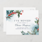 クリスマスエレガントのミスタントーの移動発表 ポストカード (正面/裏面)