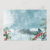 クリスマスエレガントのミスタントーの移動発表 案内状 (裏面)