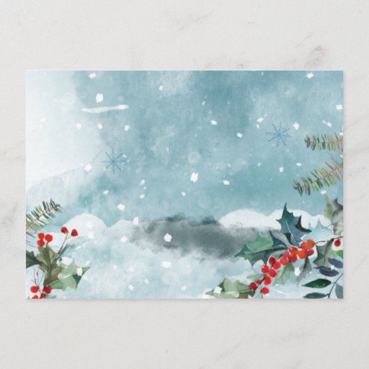 クリスマスエレガントのミスタントーの移動発表 案内状 (裏面)