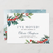 クリスマスエレガントのミスタントーの移動発表 案内状 (正面/裏面)