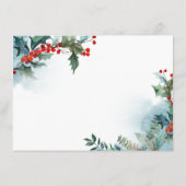 クリスマスエレガントのミスタントーの移動発表 案内状 (裏面)