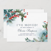 クリスマスエレガントのミスタントーの移動発表 案内状 (正面/裏面)