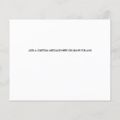 クリスマスエレガントのミニマル楽しい予算 (裏面)