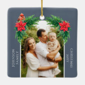 クリスマスエレガントの写真 セラミックオーナメント (裏面)