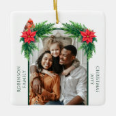 クリスマスエレガントの写真 セラミックオーナメント (正面)