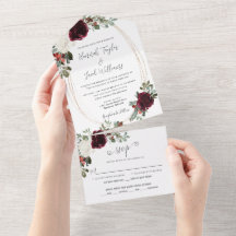 クリスマスエレガントの冬の結婚式