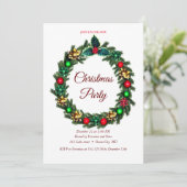 クリスマスエレガントの招待 招待状 (スタンド正面)