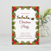 クリスマスエレガントの招待 招待状 (スタンド正面)
