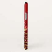 クリスマスエレガントの木きらめくが赤 Case-Mate iPhoneケース (裏面/右)