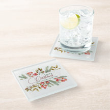 クリスマスエレガントの水彩