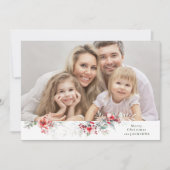 クリスマスエレガントの紅葉の写真 シーズンカード (正面)