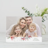 クリスマスエレガントの紅葉の写真 シーズンカード (スタンド正面)