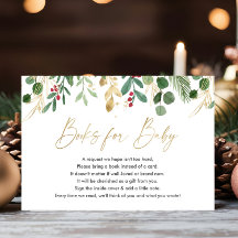 クリスマスエレガントの紅葉の本ベビー