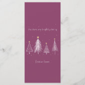 クリスマスエレガントダイニングパープル メニュー (正面)