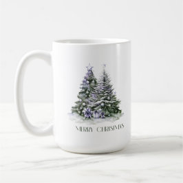 クリスマスエレガントツリー コーヒーマグカップ