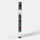 クリスマスエレガントニット模様 Case-Mate iPhoneケース (裏面 / 右)