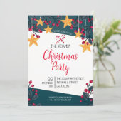 クリスマスエレガントパーティの招待状 招待状 (スタンド正面)