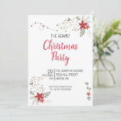 クリスマスエレガントパーティの招待状 招待状 (スタンド正面)