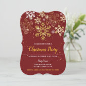 クリスマスエレガントパーティの招待状 招待状 (スタンド正面)