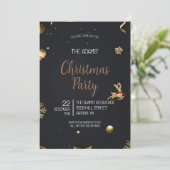 クリスマスエレガントパーティの招待状 招待状 (スタンド正面)
