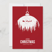 クリスマスエレガントパーティの招待状 招待状 (裏面)