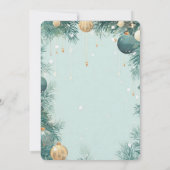 クリスマスエレガントパーティの招待状 招待状 (裏面)