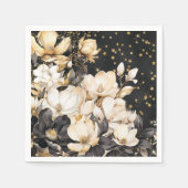 クリスマスエレガントパーティーナプキン スタンダードカクテルナプキン (正面)