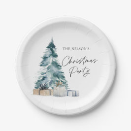 クリスマスエレガントパーティー ペーパープレート