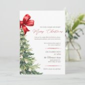 クリスマスエレガントパーティー 招待状 (スタンド正面)