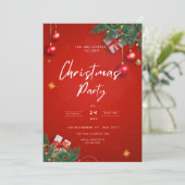 クリスマスエレガントパーティー 招待状 (スタンド正面)