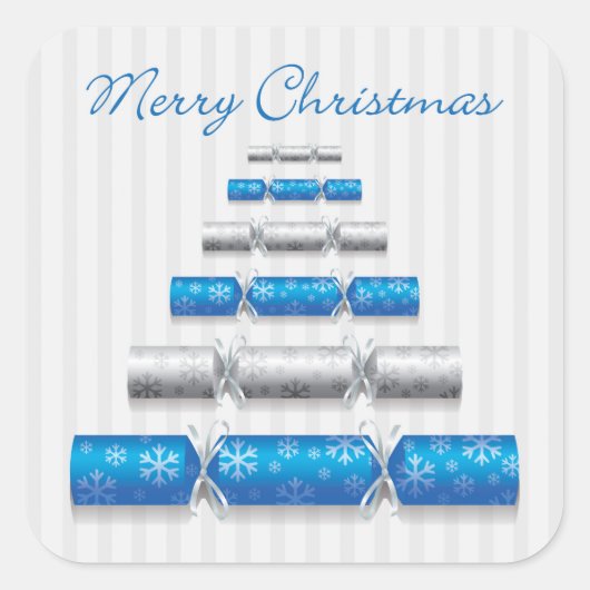 クリスマスエレガントボンボン スクエアシール (正面)