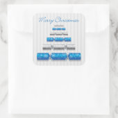 クリスマスエレガントボンボン スクエアシール (バッグ)