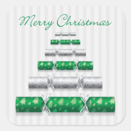 クリスマスエレガントボンボン スクエアシール