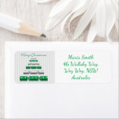 クリスマスエレガントボンボン ラベル (インサイチュ)