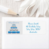 クリスマスエレガントボンボン ラベル (インサイチュ)