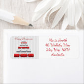 クリスマスエレガントボンボン ラベル (インサイチュ)