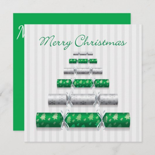 クリスマスエレガントボンボン 招待状 (正面/裏面)