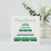 クリスマスエレガントボンボン 招待状 (スタンド正面)