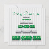 クリスマスエレガントボンボン 招待状 (正面)