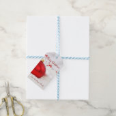 クリスマスエレガントボール ギフトタグ (より糸付き)