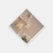 クリスマスエレガントボール、ランタン スタンダードカクテルナプキン (角)