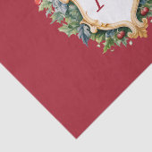 クリスマスエレガントモノグラム文字 薄葉紙 (詳細)