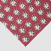 クリスマスエレガントモノグラム文字 薄葉紙 (詳細)