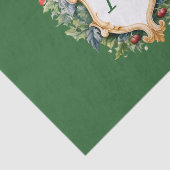 クリスマスエレガントモノグラム文字 薄葉紙 (詳細)